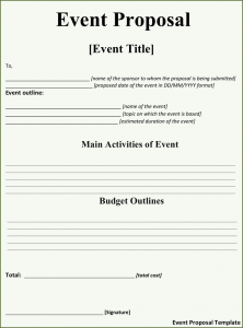 simple sublease agreement event proposal template