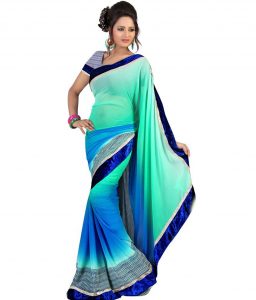 simple thank you note simple sarees green chiffon saree sdl af