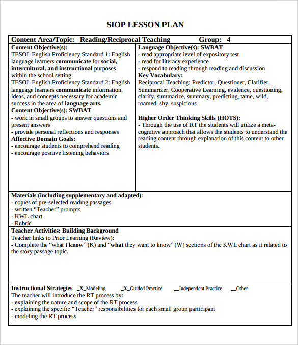 siop-lesson-plan-template-business