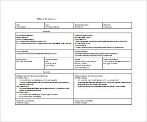 siop lesson plan siop lesson plan components word free download