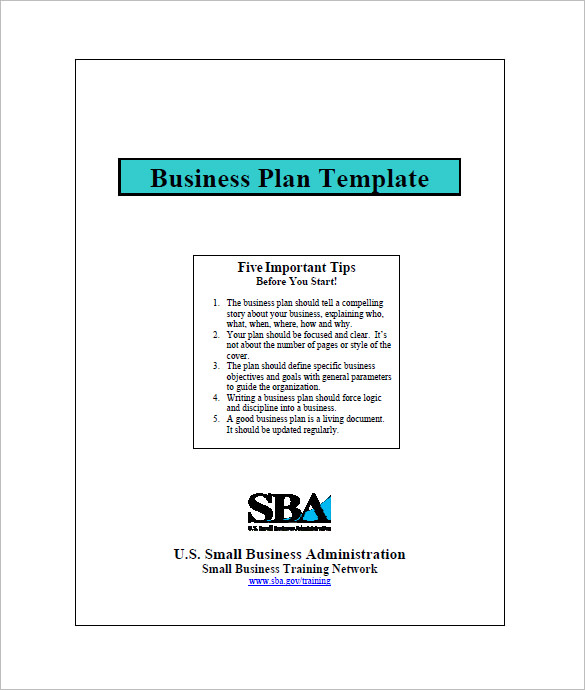 small business plan template