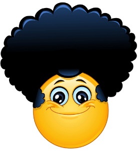 smiley emoji copy and paste afro smiley