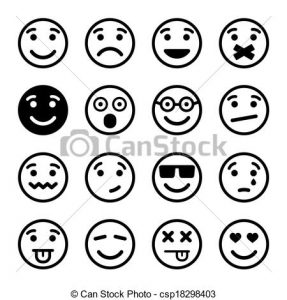 smiley face icon can stock photo csp