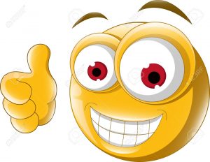 smiley face icon thumb up emoticon for you design royalty free cliparts vectors