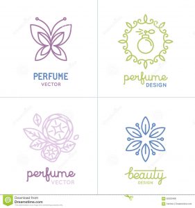 soap label template vector set perfume cosmetics logo design templates icons natural organic concepts