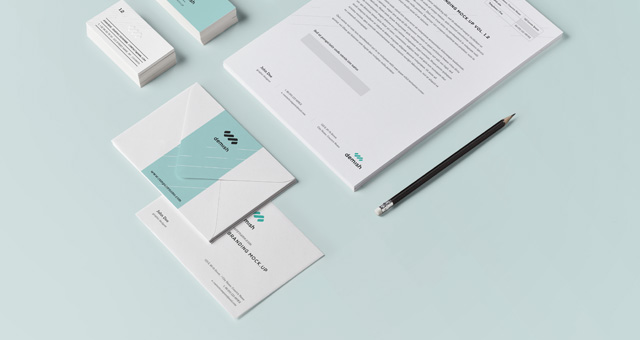 social media business card