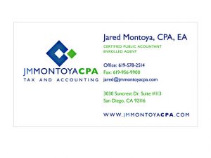 social media business card tax accountant business cards