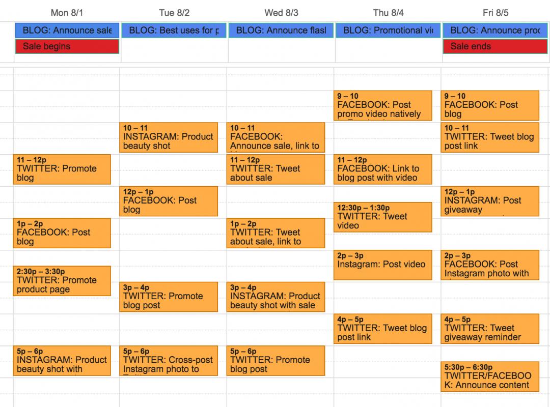 Social Media Marketing Plan Sample Template Business