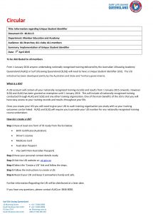 social media policies template information regarding unique student identifier