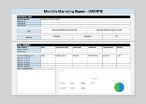 social media reports template blog ben report mockup