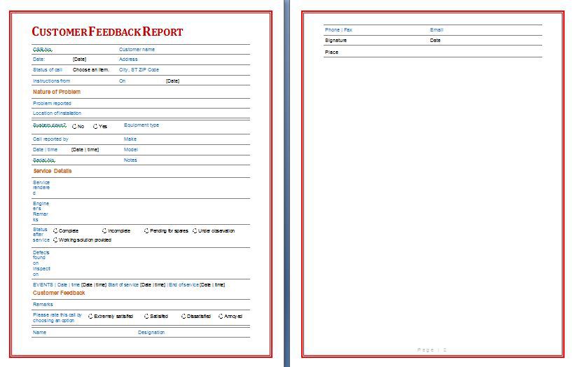 social media reports template