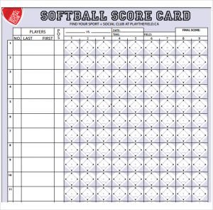 softball score sheet download softball score sheet template