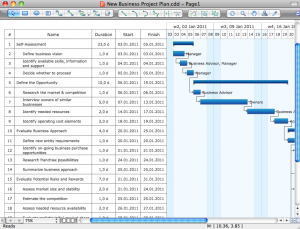 software developement plan business project plan