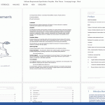 software requirements document template srs template word