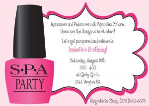 spa party invitations il fullxfull