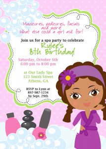 spa party invitations il fullxfull tuf