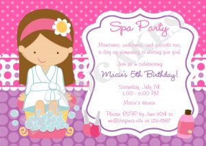 spa party invitations il fullxfull la