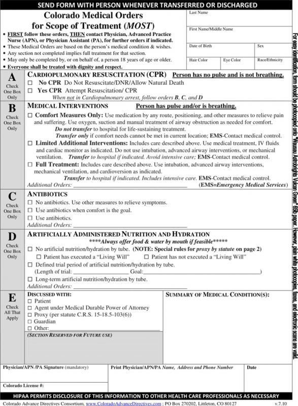 special power of attorney form
