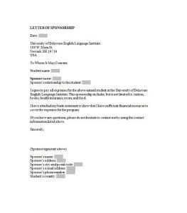 sponsorship letter template sponsorship letter template