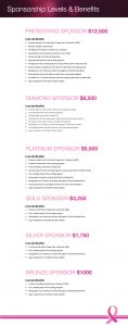 sponsorship levels template sponsorship levels