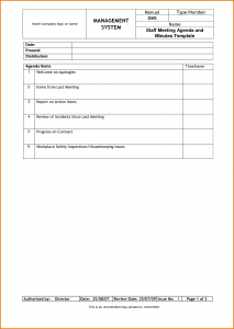 staff meetings agenda template staff meeting agenda template