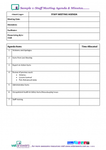 staff meetings agenda template staff meeting agenda templates x