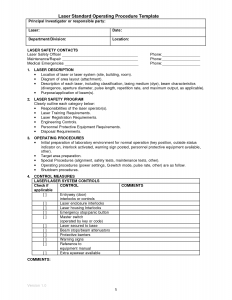 standard operating procedure example standard operating procedure template lkrmzi