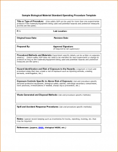 standard operating procedure example standard operating procedures examples