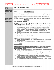 standard operating procedure example standard operating procedures template uipapwo