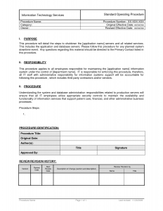 standard operating procedures template standard operating procedures template mtandsd