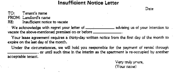 standard resignation letter