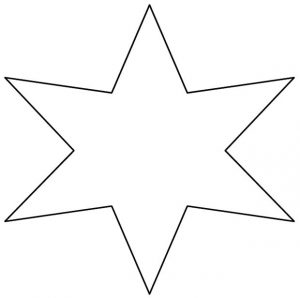 star shape template