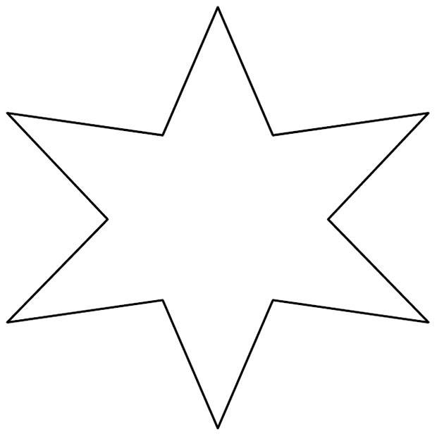 star shape template