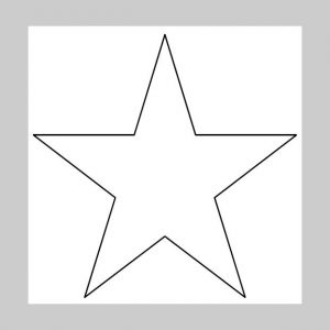 star shape template