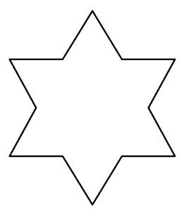 star shape template ategaat