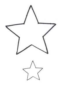 star shape template bcyozgqcl