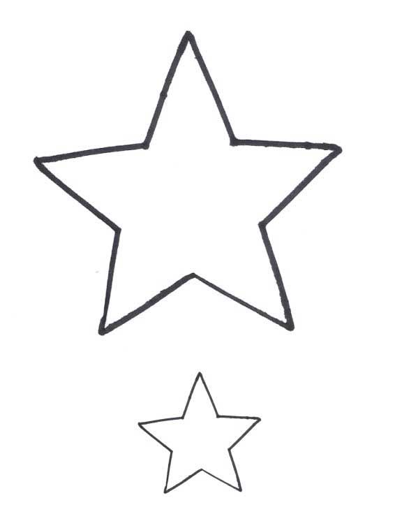 star shape template