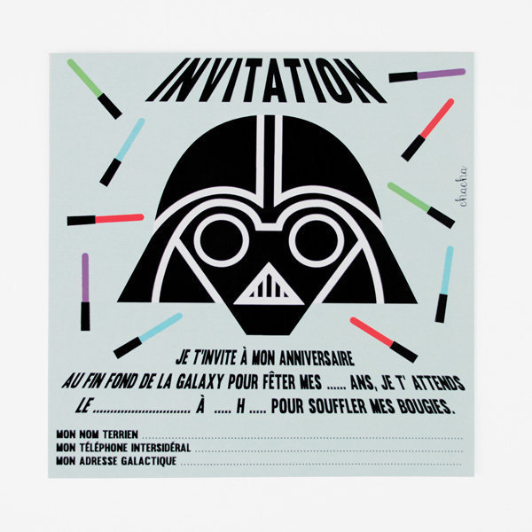 star war invitations