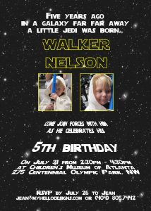 star wars birthday invitation il fullxfull