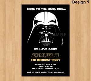 star wars birthday invitation il fullxfull uoo