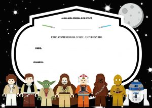 star wars birthday invite template um doce dia festa lego star wars convite