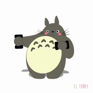 star wars invites totoro gifs