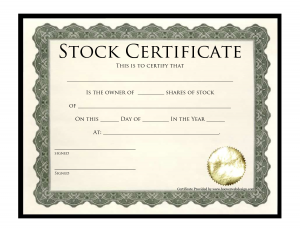 stock certificate template sharestock certificate template docx