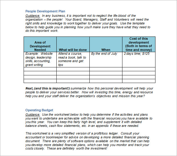 strategic plan example