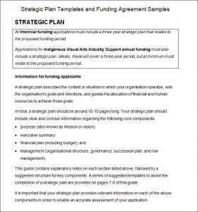 Strategic Plan Example | Template Business