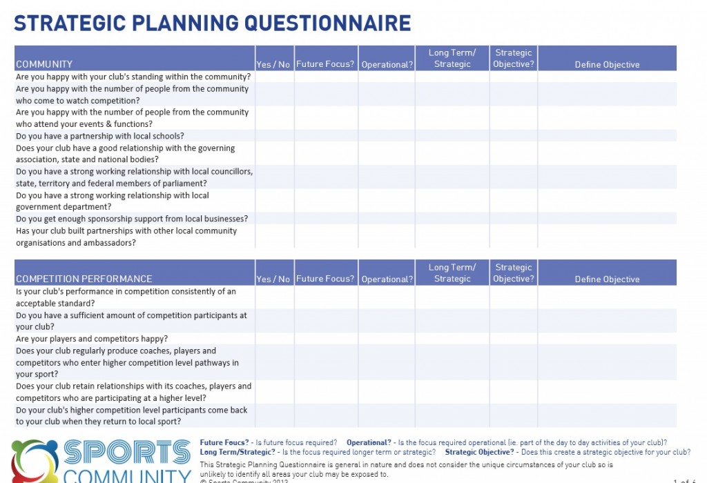 strategic plan example