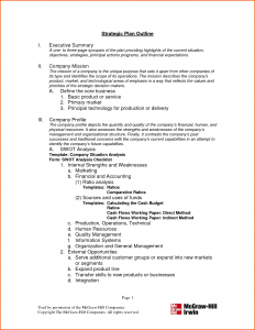 strategic plan outline strategic plan outline