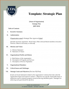 strategic plan outline strategic plan outline