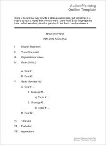 strategic plan outline strategic plan outline template