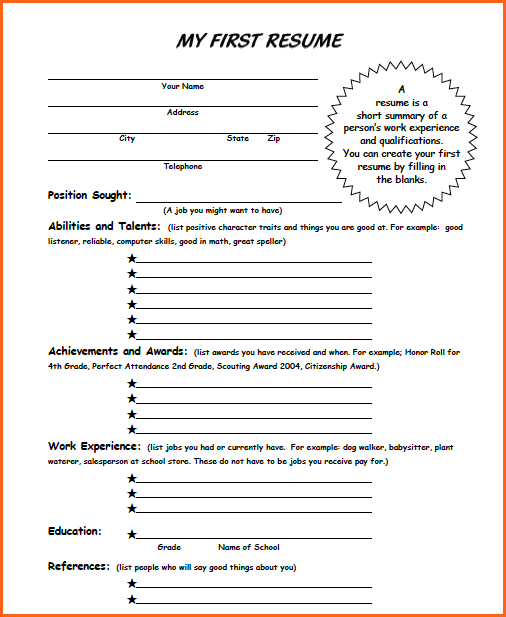 student budget worksheet